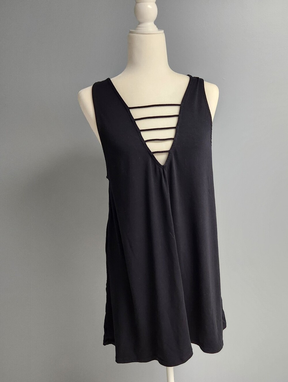 California Waves Black Swim Coverup